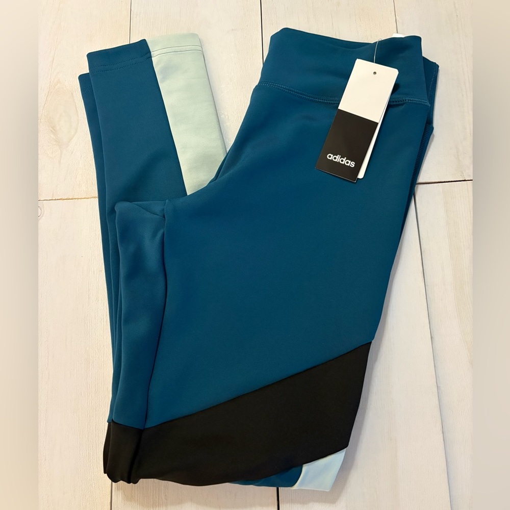Adidas Women’s Leggings Size Small NWT Running Yoga Gym Workouts - Picture 1 of 13